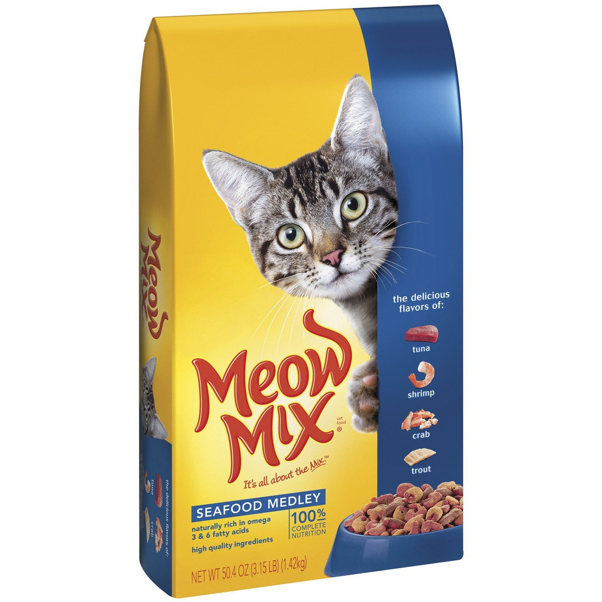 Seafood Medley Dry Cat Food